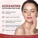 Orvelia Astaxanthin 12mg — Triple-Strength Antioxidant Softgels, 180 Count