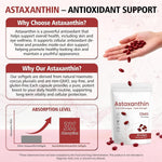 Orvelia Astaxanthin 12mg — Triple-Strength Antioxidant Softgels, 180 Count